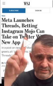 GaryVee talking about threads 
